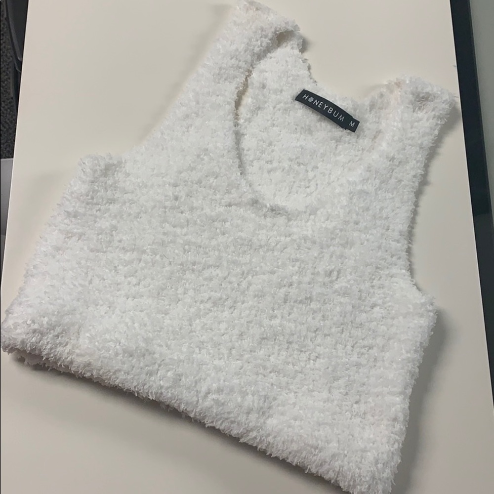 HoneyBum Adore Me cozy crop top tank